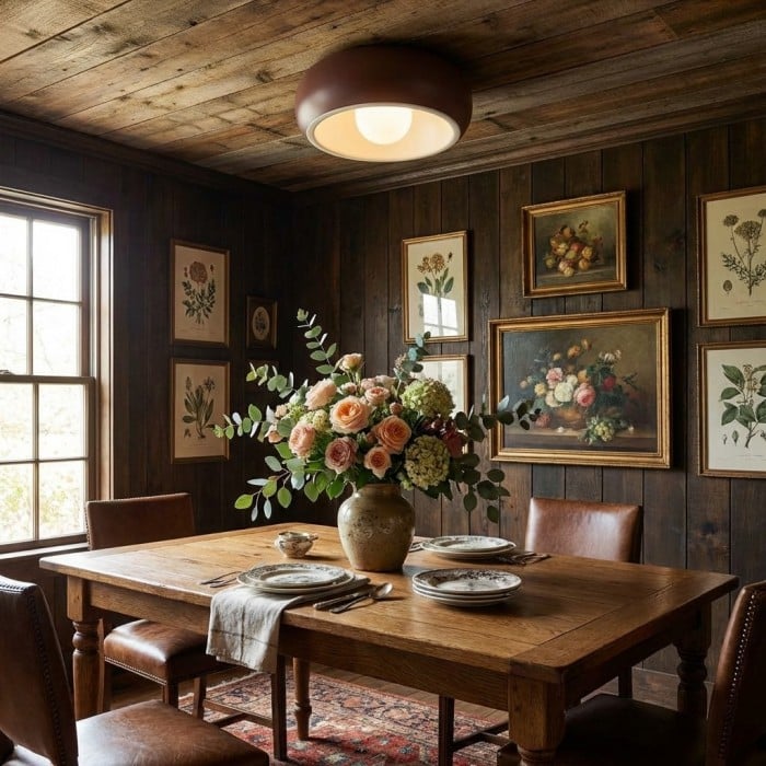 Aurelox Round Flush Mount Ceiling Light Clean Geometric Fixture - Contemporary Indoor Lighting HL2483