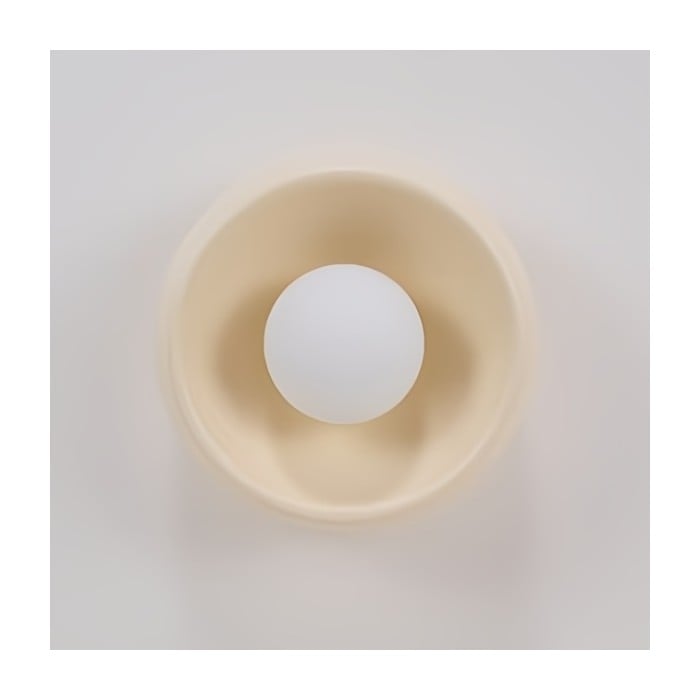 Aurelox Round Flush Mount Ceiling Light Clean Geometric Fixture - Contemporary Indoor Lighting HL2483
