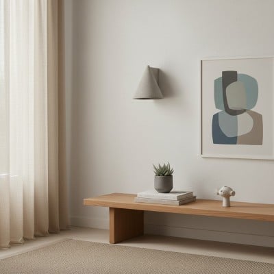 Concrellia Tapered Concrete Wall Lamp - Modern Artistic Sconce for Bedroom HL2468