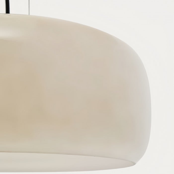 Lunorae Rounded Glass Pendant Lamp - Modern Sculptural Lighting for Living Room HL2453