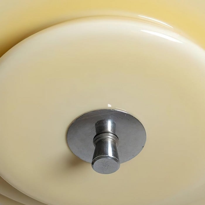 Mallew Flush Mount Ceiling Light - Layered Wave Silhouette Vintage Style Lamp for Indoor Use HL2451