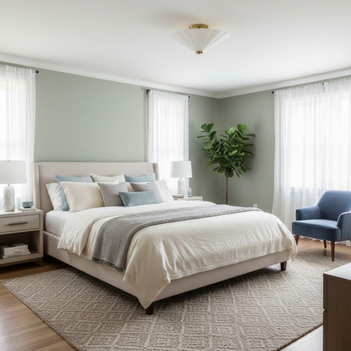 Lámpara de techo empotrada Mivie Streamlined - Cristal ondulado vintage y bronce champán para salas de estar modernas HL2508