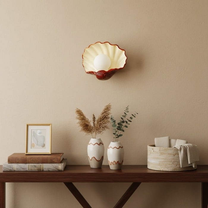 Nautris Vintage Art Deco Wandlamp - Harsbehuizing voor kaptafel of woonkamer HL2469