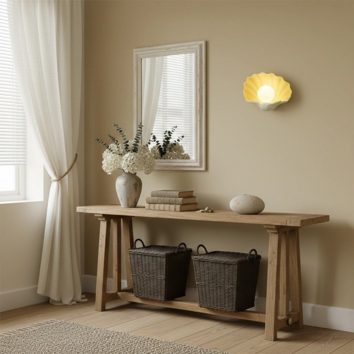 Nautris Vintage Art Deco Wandlamp - Harsbehuizing voor kaptafel of woonkamer HL2469