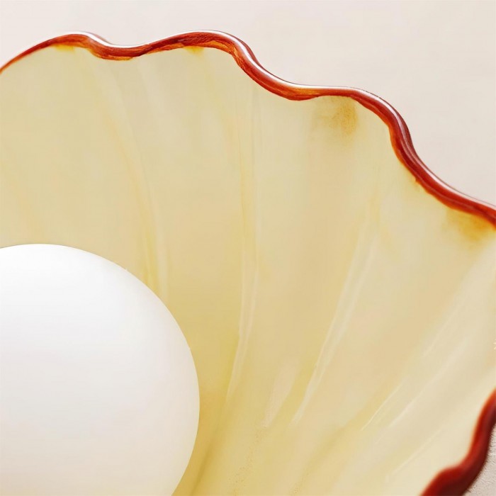 Nautris Vintage Art Deco Wandlamp - Harsbehuizing voor kaptafel of woonkamer HL2469