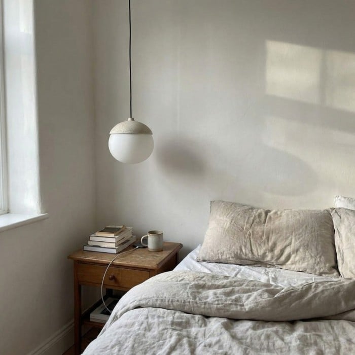 Orbaltis Modern Orb Cluster Pendant - Natural Stone and Glass Hanging Lamp for Living or Kitchen HL2448