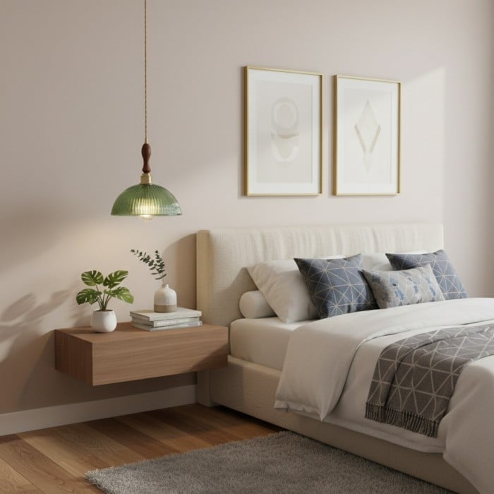 Ribilux Rippen-Pendelleuchte – Vintage-Glas und Metall für Küche und Esszimmer HL2461