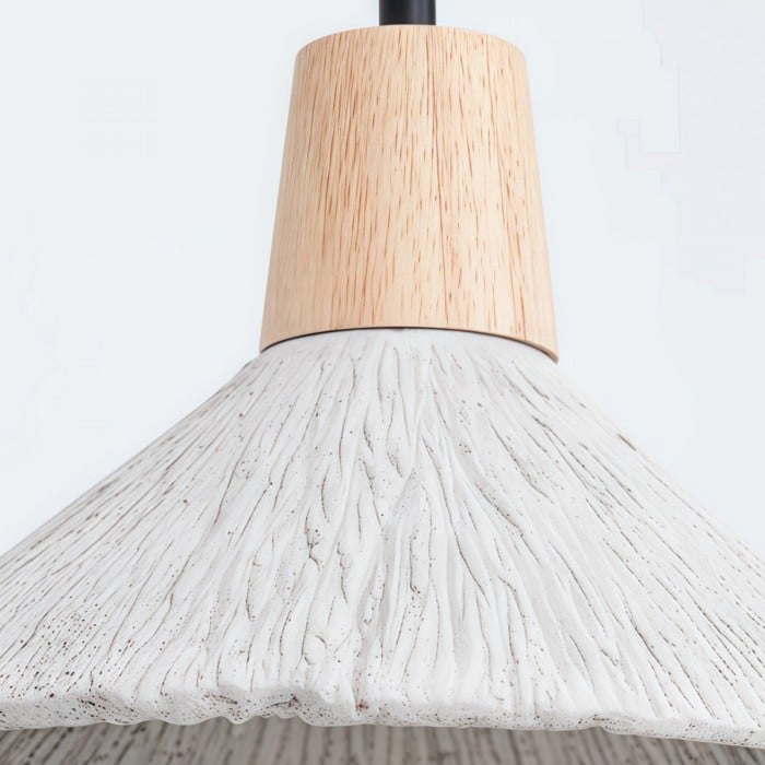 Lampada a sospensione plissettata Solaraeon, stile moderno industriale, ideale per sale da pranzo e soggiorni (HL2471).