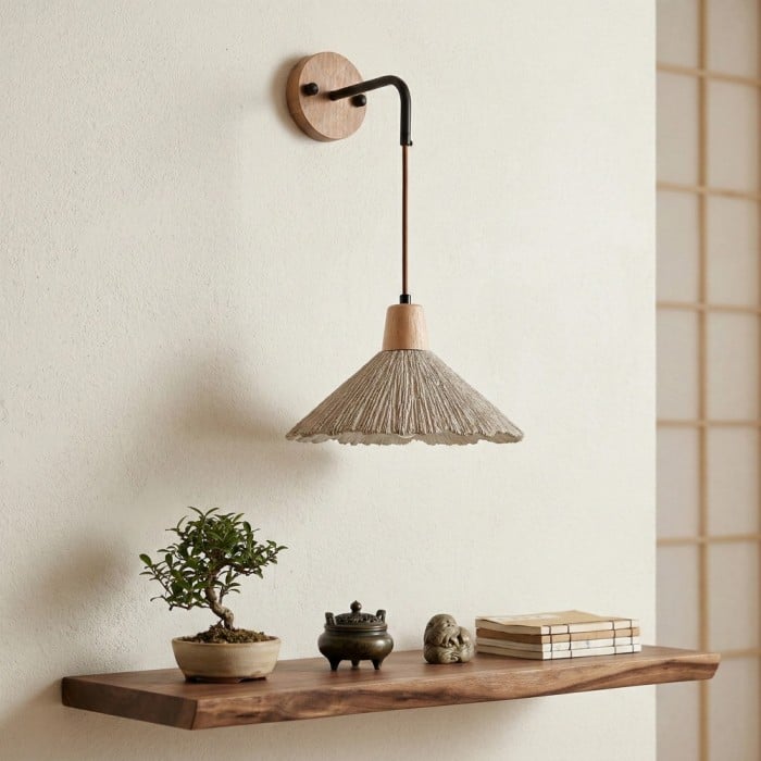 Solaraeon Microcement Minimalistische Betonnen Wandlamp - Sfeerverlichting voor de Woonkamer HL2482