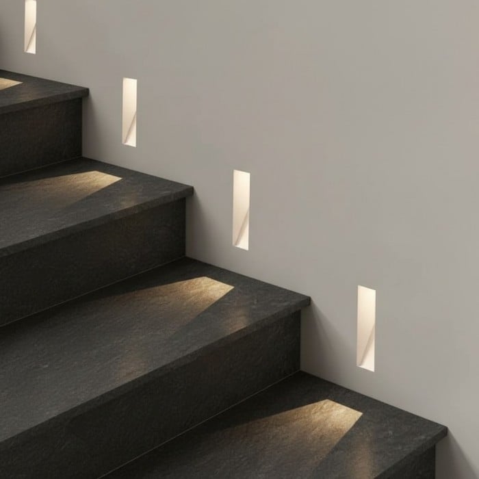 Stary LED-sensorwandlamp - Frameloze inbouwtraplamp voor hal HL2470