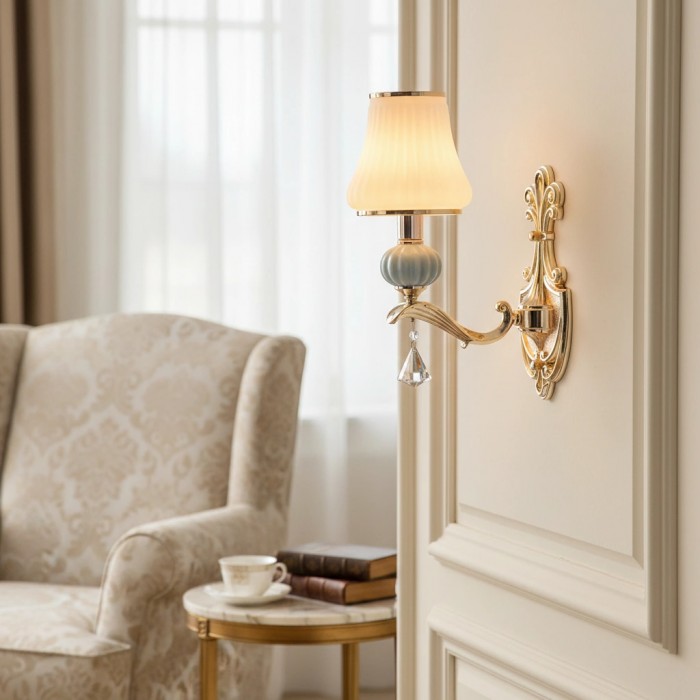 Sylvion Artistieke Minimalistische Wandlamp - Sculpturale Wandlamp voor Slaapkamer en Restaurant HL2473