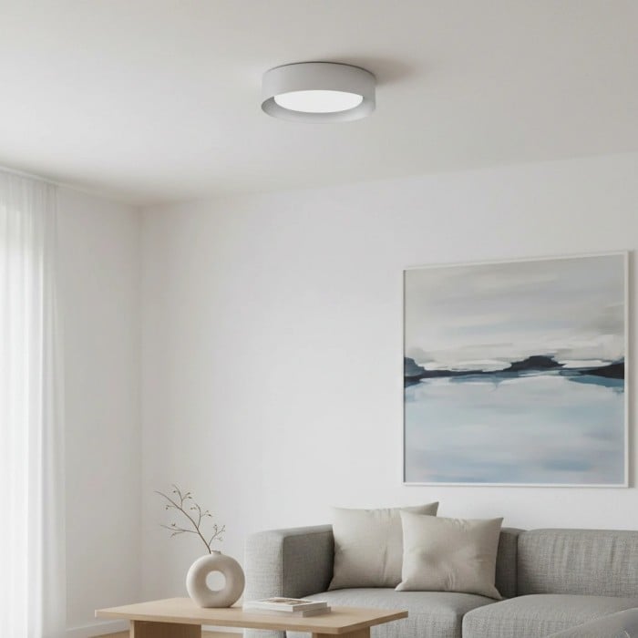 Velcora Moderne Metalen Plafondlamp - Elegante Trommelvormige Plafondlamp voor Slaapkamer HL2466