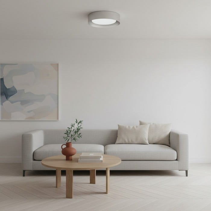 Velcora Moderne Metalen Plafondlamp - Elegante Trommelvormige Plafondlamp voor Slaapkamer HL2466