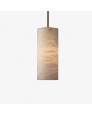 Alariv Elegant Alabaster Dome Pendant Light - Modern Stone Lighting for Dining or Living HL2500