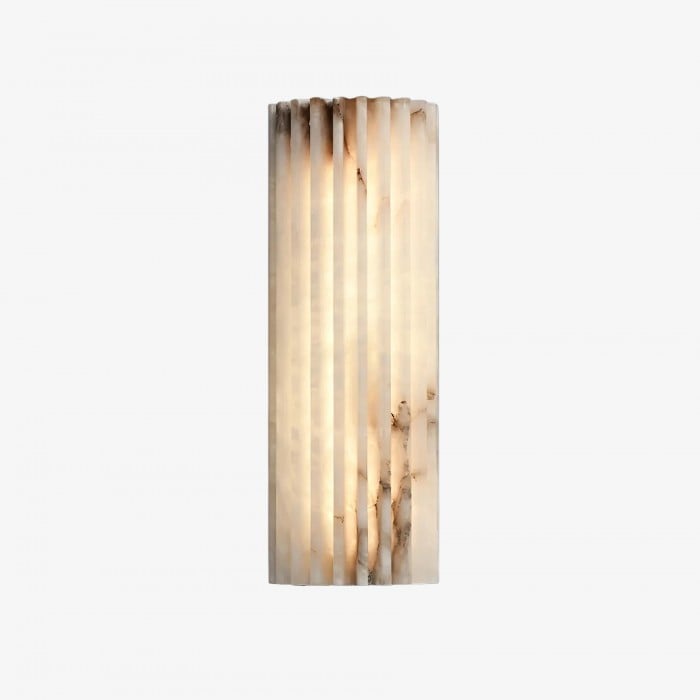 AlaVelle Moderne alabaster wandlamp - Minimalistische wandlamp voor slaapkamers en gangen HL2478
