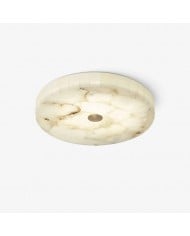 Aurelox Round Flush Mount Ceiling Light Clean Geometric Fixture - Contemporary Indoor Lighting HL2483