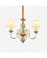 Auralith houten kroonluchter met meerdere armen - moderne, natuurlijke verlichting voor woon- en eetkamer HL2494