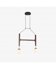 FringeAura Boho Kwastjes Kroonluchter - Grote Kroonluchter met Katoenen Franjes voor Eet- en Woonkamer HL2450