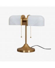 Lampada da scrivania minimalista Baluxis - Lampada da tavolo a LED lineare ed elegante per la postazione di lavoro HL2476