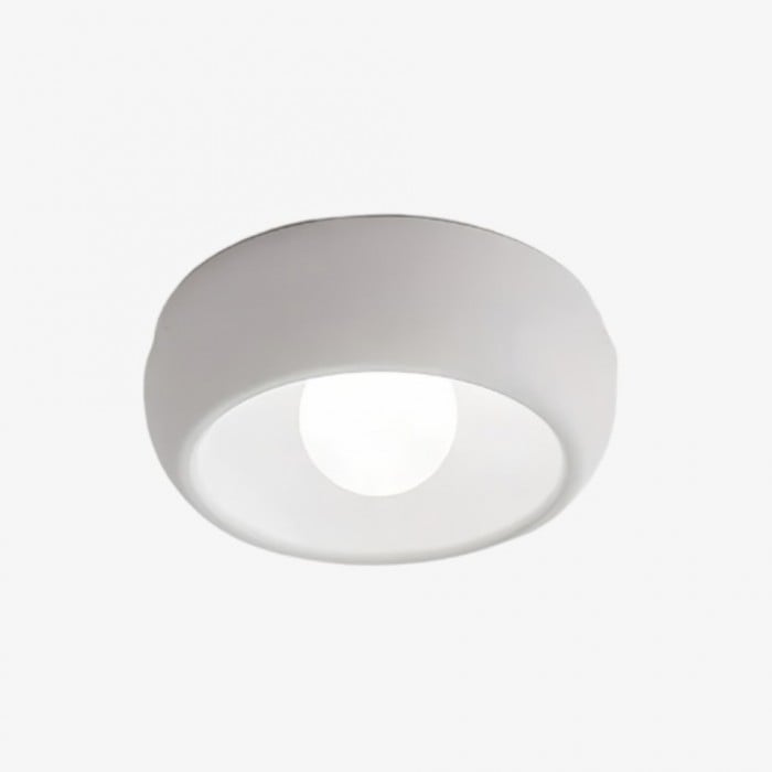 Aurelox Round Flush Mount Ceiling Light Clean Geometric Fixture - Contemporary Indoor Lighting HL2483