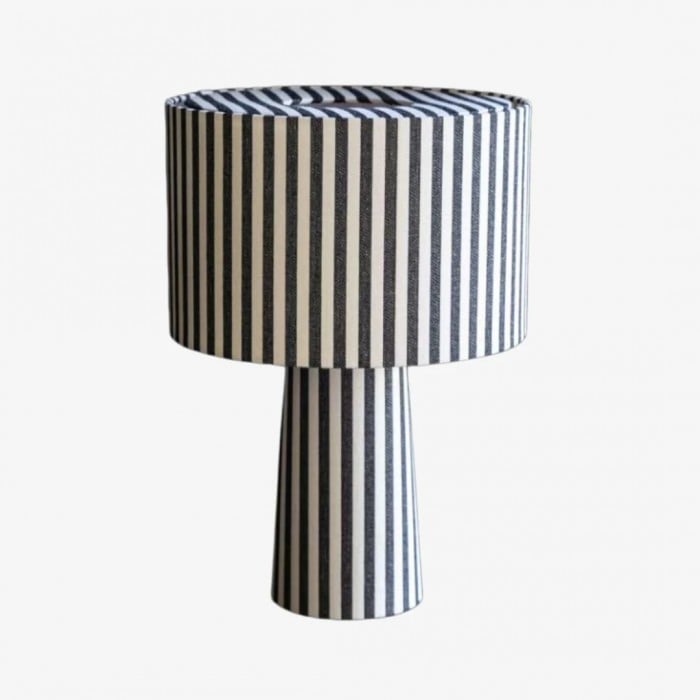 Blendra Grafisk Cylindrisk Form Mönster Bordlampa - Tyg Modern Inomhusbelysning HL2454