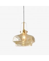 Lámpara colgante Chromara Retro Modern Colorful Bowl para isla de cocina y comedor HL2499