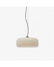 Lámpara colgante Elunaris Vintage con forma de trompeta y pantalla de cristal verde para comedor HL2455