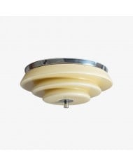 Mistaro Minimal Glass Ceiling Lamp - Flush Mount Design for Living Room and Bedroom HL2462