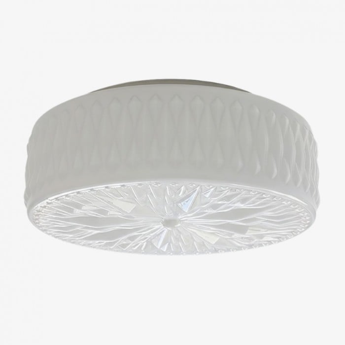 Mistaro Minimal Glass Ceiling Lamp - Flush Mount Design for Living Room and Bedroom HL2462