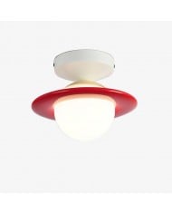 Plafonnier LED acrylique Sunset Glow avec dôme d'ambiance pour salon et chambre HL2501