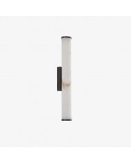 OrbisMuse Elegante wandlamp met bolvormige kap van natuursteen - Minimalistische verlichting voor gangen HL2493