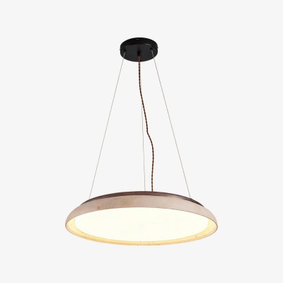 Lampada a sospensione Torvella in travertino - Lampada scultorea minimalista per interni moderni HL2472
