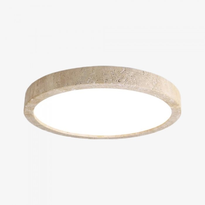 Zenthoris Travertine Ceiling Light Minimalist Flush Mount - Modern Ambient Hallway Lighting HL2460