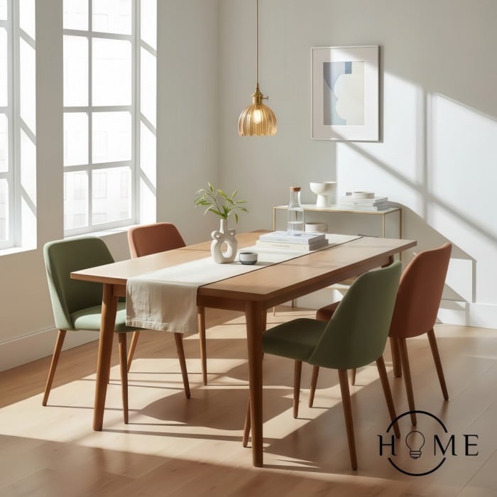 Retro Kopparglas Blombladslampa HL90