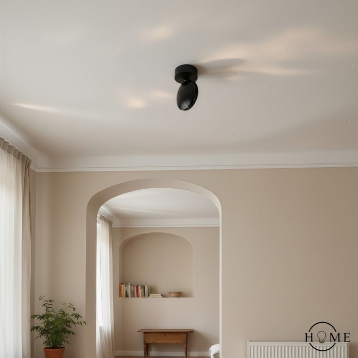 Faretto moderno a raggi lineari con ombra e luce HL209