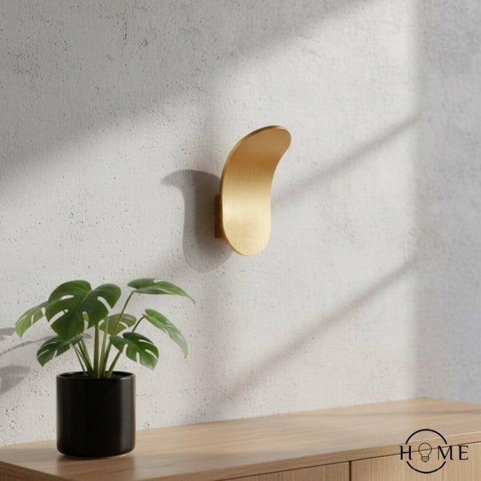 Lámpara de pared LED con arco de aluminio escandinavo contemporáneo HL480