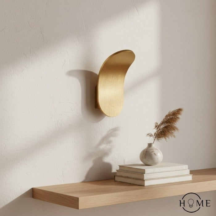 Lámpara de pared LED con arco de aluminio escandinavo contemporáneo HL480