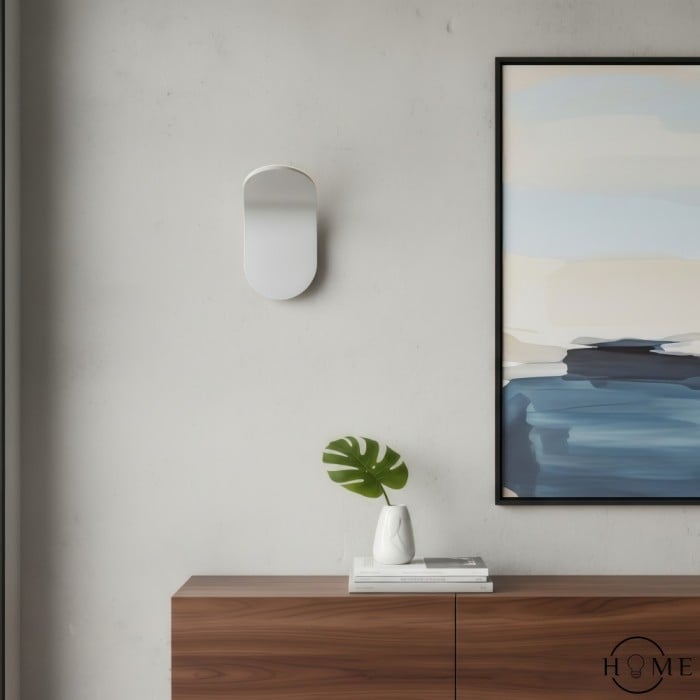 Lámpara de pared LED con arco de aluminio escandinavo contemporáneo HL480