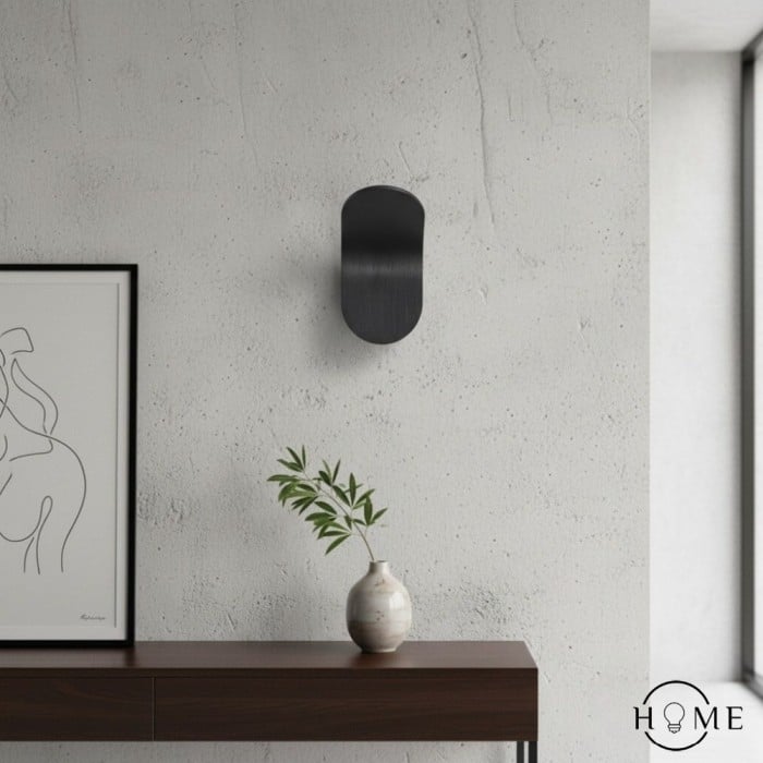 Lámpara de pared LED con arco de aluminio escandinavo contemporáneo HL480