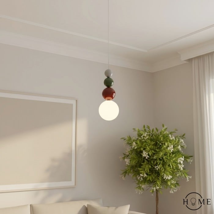 Suspension Globe Multicolore Style Nordique HL933