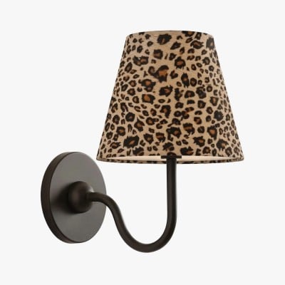 Lampada da parete Luvora Vintage con paralume in lino - Illuminazione moderna in metallo HL1594
