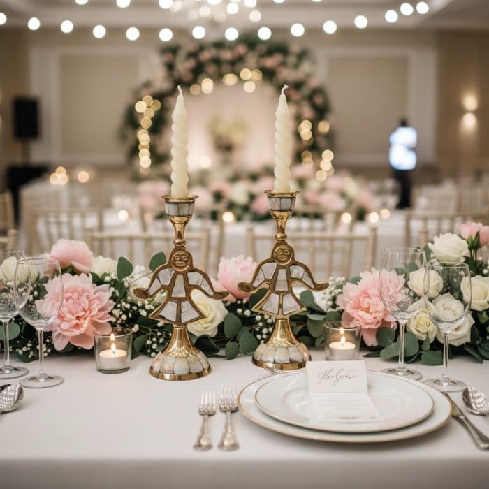 Świecznik Ossik Veld Vintage Nordic – muszla i kości krowie jako artystyczny akcent do domu HL2523