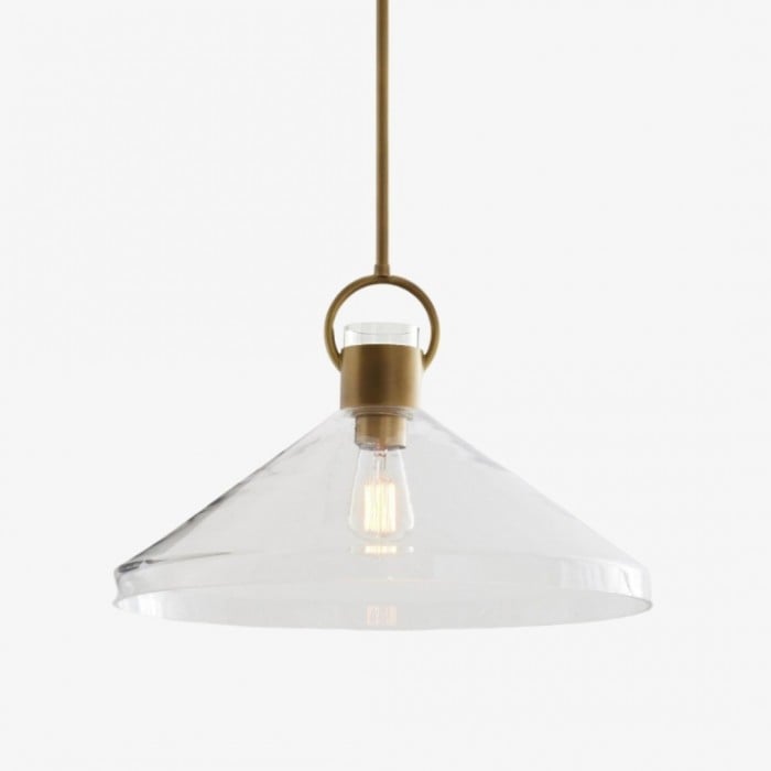 Lampa wisząca Orvessa w kształcie stożka – nowoczesna oprawa do kuchni lub salonu HL2516