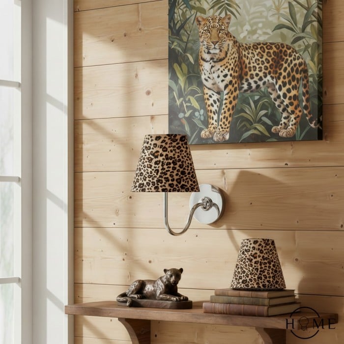 Kinkiet Luvora Vintage Linen Shade – nowoczesne oświetlenie ścienne z metalu HL1594