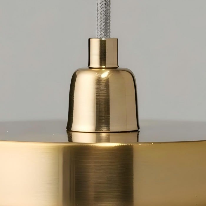 Helvo Groene en Gouden Hanglamp - Stijlvolle Glazen Lamp voor Interieurs HL1436