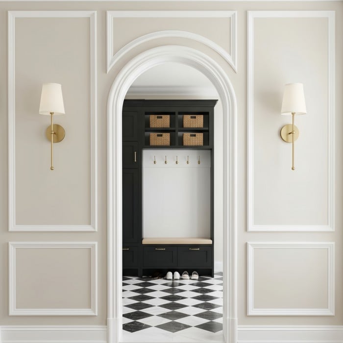 Modern Minimalist Elegance Gold Wall Lamp HL982