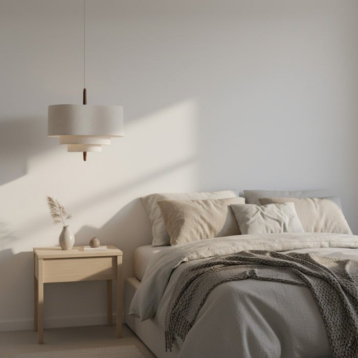 Nordic Retro Tyg Pendellampa HL585