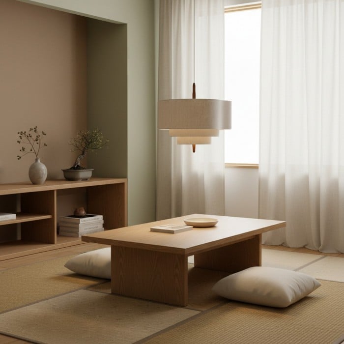 Nordic Retro Tyg Pendellampa HL585