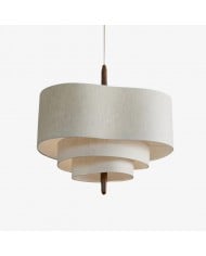 Modern Creative Pleated Glass Pendant Lamp - Bottle Shape Hanging Light for Dining HL615