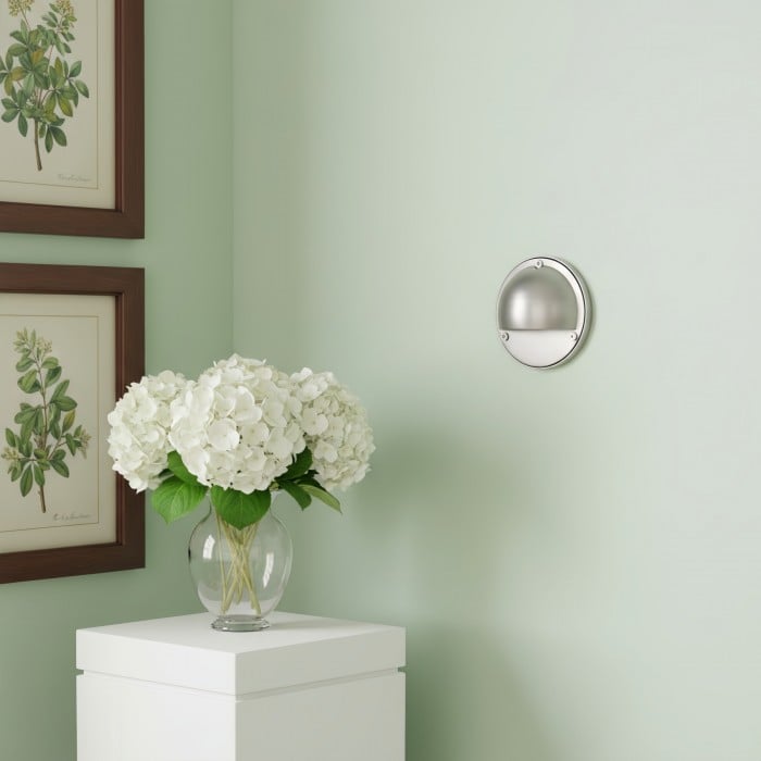 Lámpara de pared industrial Ardelume de latón - Aplique minimalista de metal envejecido para interiores, ideal para dormitorio